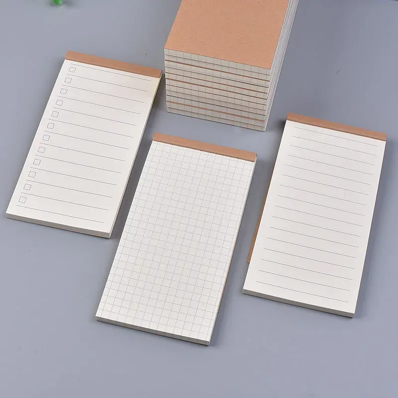 5pcs/Lot Student Schedule Mini Notebook To Do List Daily Small Grid Check Memo Pads Wordbook Notepads Stationery Office Diary