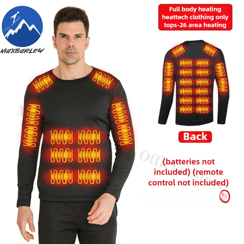 42 Areas Heated Suit Men Women Winter Ski Thermal Heating Underwear Jacket + Trousers Electric Self Heating Fleece Man Clothing