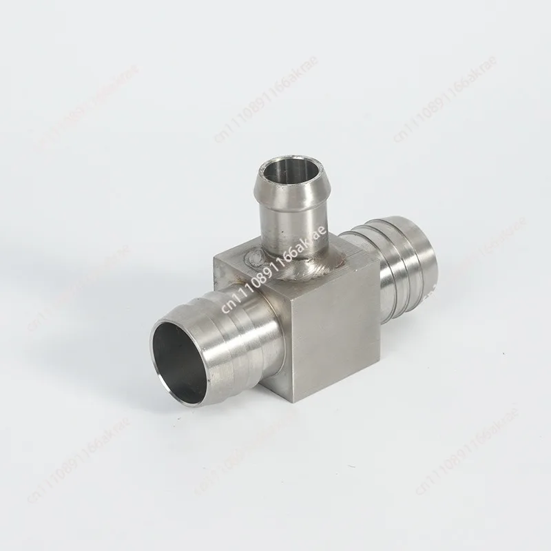 Stainless steel connector Liquid cooling pipeline NW replacement tee connector Stainless steel inner and outer wire tee adapter