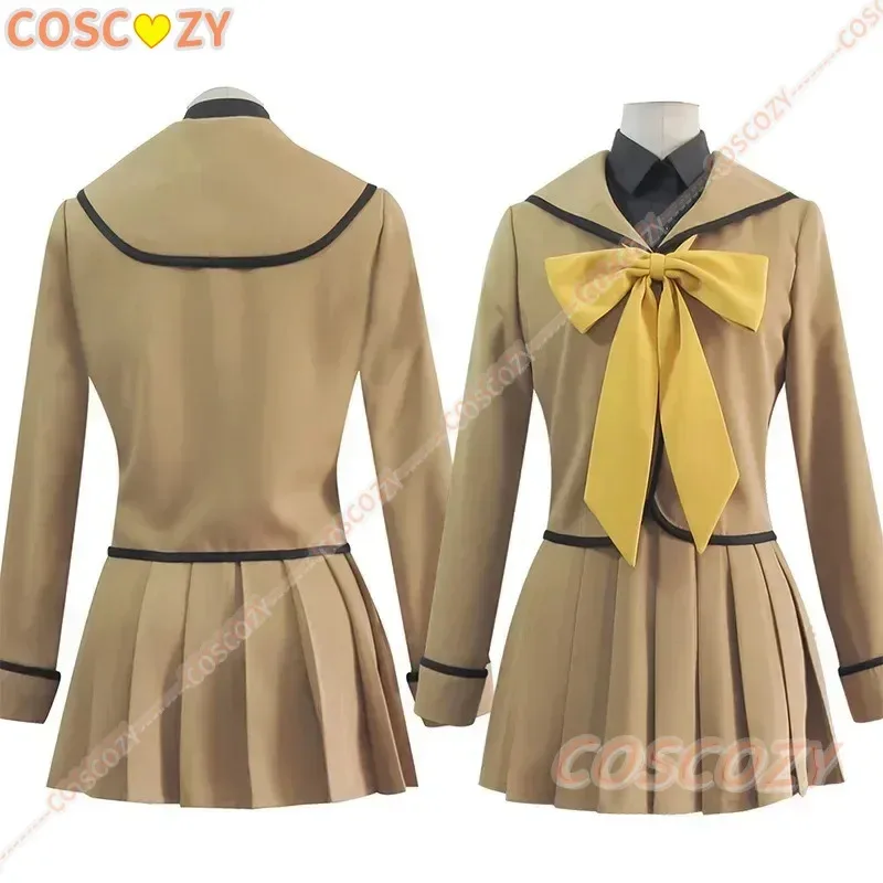 نانامي موموزونو تأثيري حلي شعر مستعار زي مدرسي بدلة بحار ربطة القوس فيونكة القمم تنورة هالوين عيد الميلاد لعب الأدوار وتتسابق