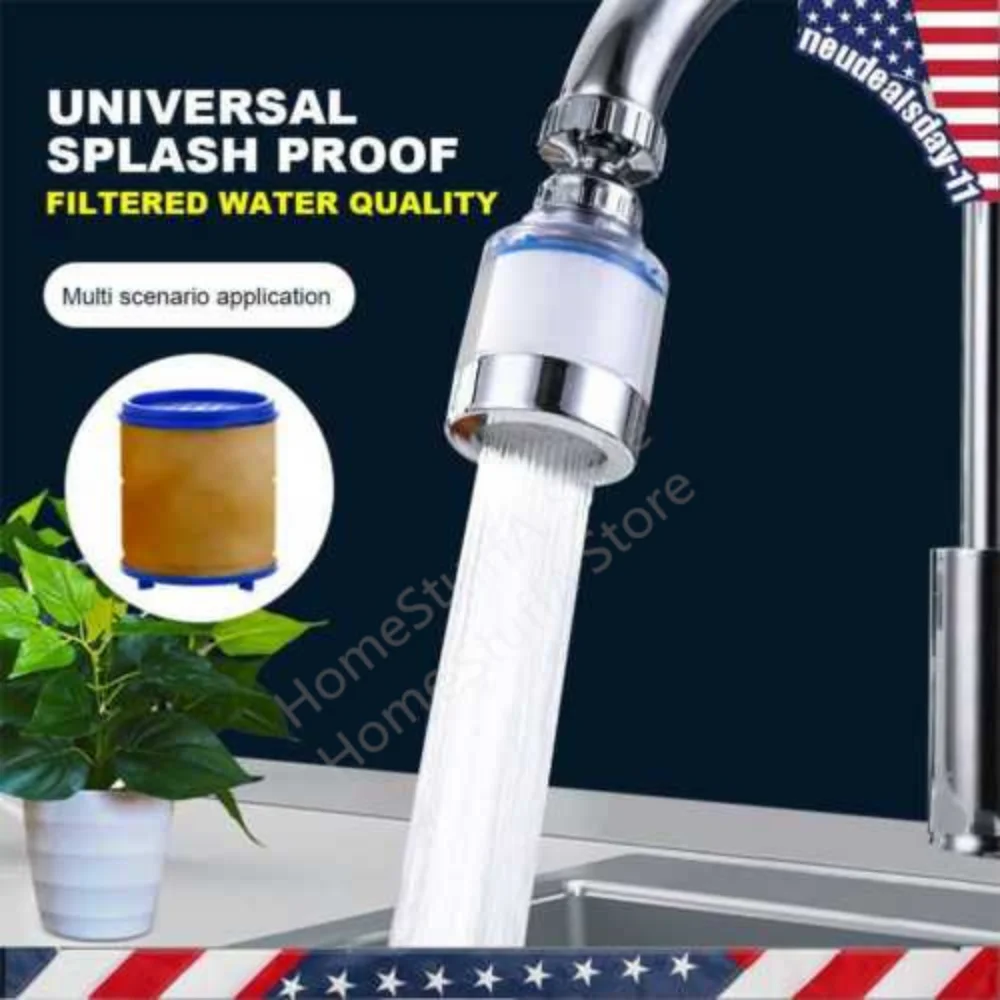 360°Faucet Water Purifier Filter Element Shower High Density PP Cotton Shower Cartridge Filter for Bathroom Kitchen Tap Adapter