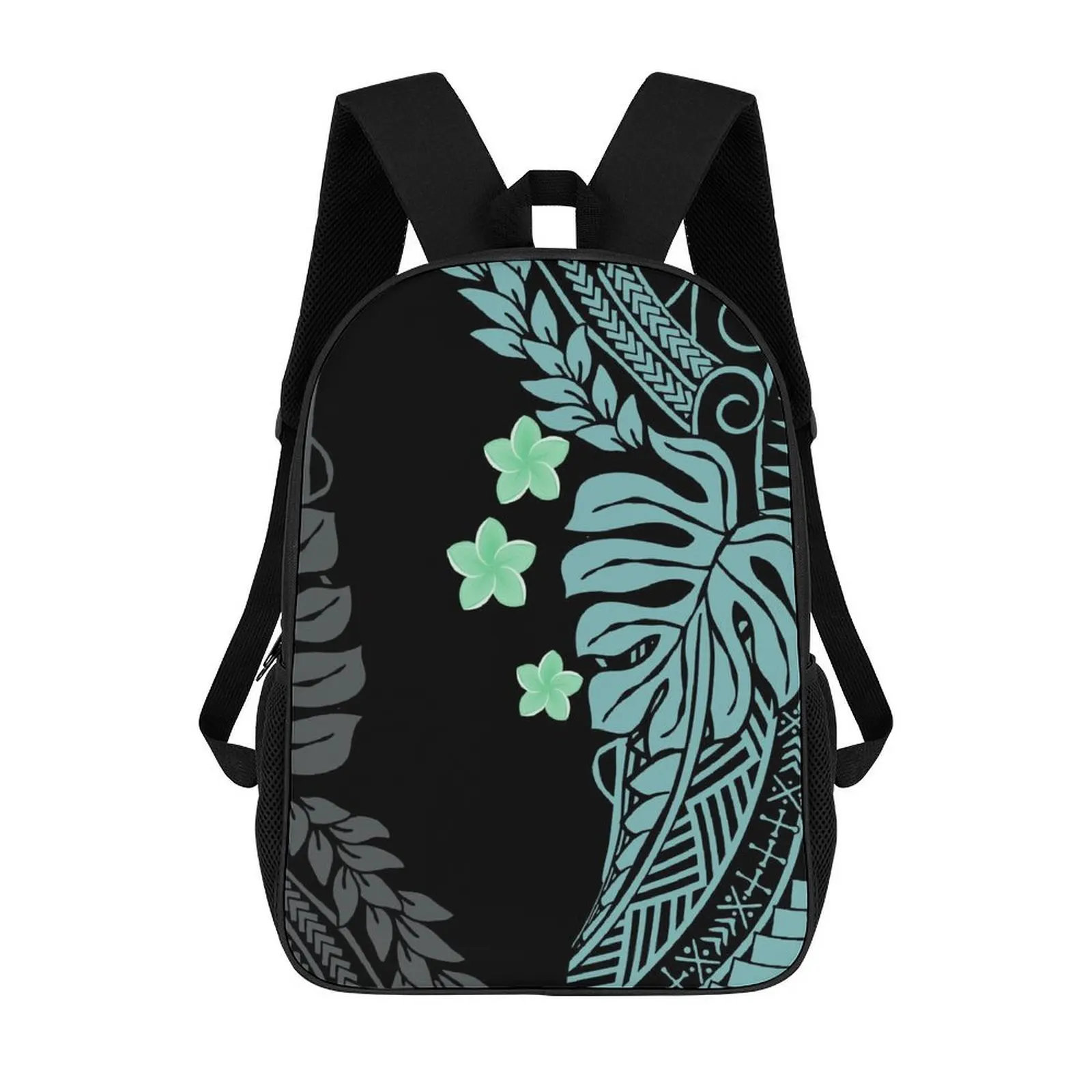 حقيبة ظهر للكمبيوتر المحمول ذات سعة كبيرة عالية الجودة حقيبة مدرسية للشباب البولينيزية تخصيص نمط حقيبة الظهر لموسم العودة إلى المدرسة #2