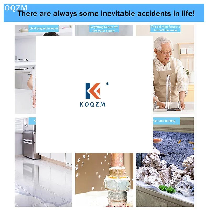واي فاي استشعار تسرب المياه كاشف تسرب المياه الفيضانات تسرب الاستشعار الحياة الذكية نظام إنذار أمان المنزل