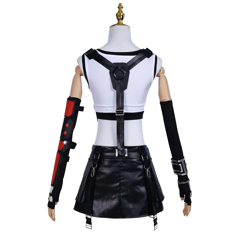 لعبة فاينل فانتسي السابع طبعة جديدة تيفا تأثيري حلي الكبار النساء الفتيات أزياء تنكرية للهالوين