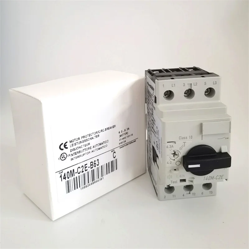 قاطع دائرة حماية المحرك 140M-C2E-C10 الأصلي وغير المستخدم
