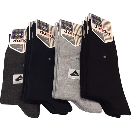 Dündar 12 Li Economic Cotton Male Socks