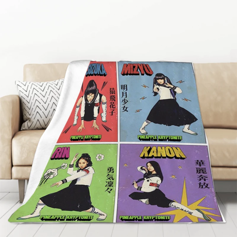 

Bed Blanket Atarashii Gakko！ Fluffy Soft Blankets & Throws Furry Winter Warm Throw Sofa Double Decorative Custom Fleece Home