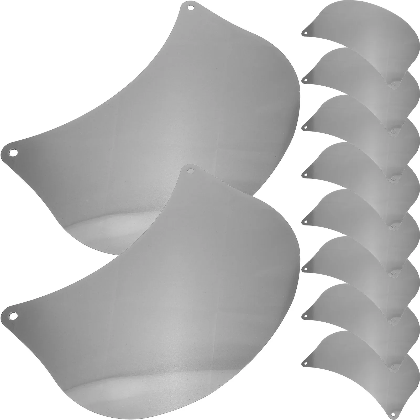 10Pcs Hat Visor Replacement Sun Shade Brim Insert for Outdoor Cycling Hiking Biking Uv Protection Rainproof Lightweight DIY Hat