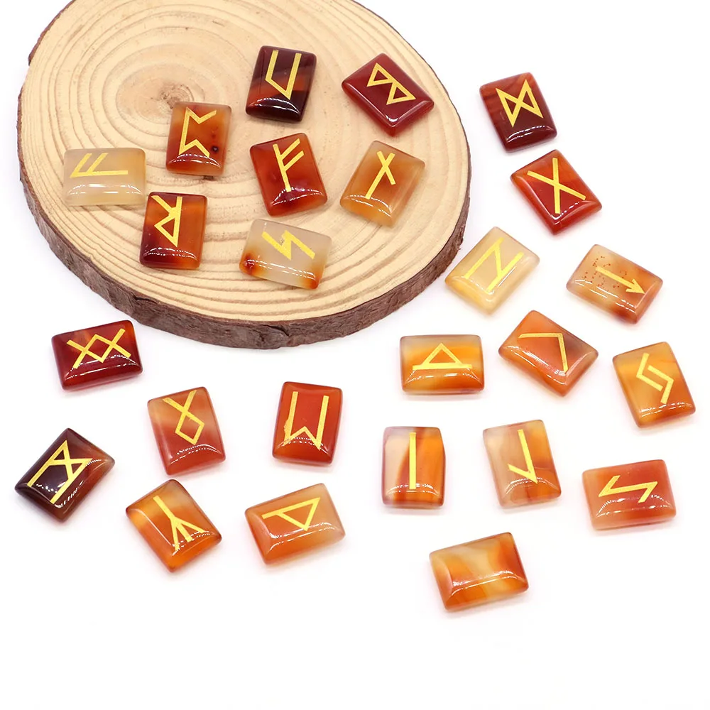 Pietra naturale ametista 25 pezzi Set di Rune di cristallo divinazione e pendolo rabdomanzia Fortune Telling Viking Futhark forniture per stregoneria