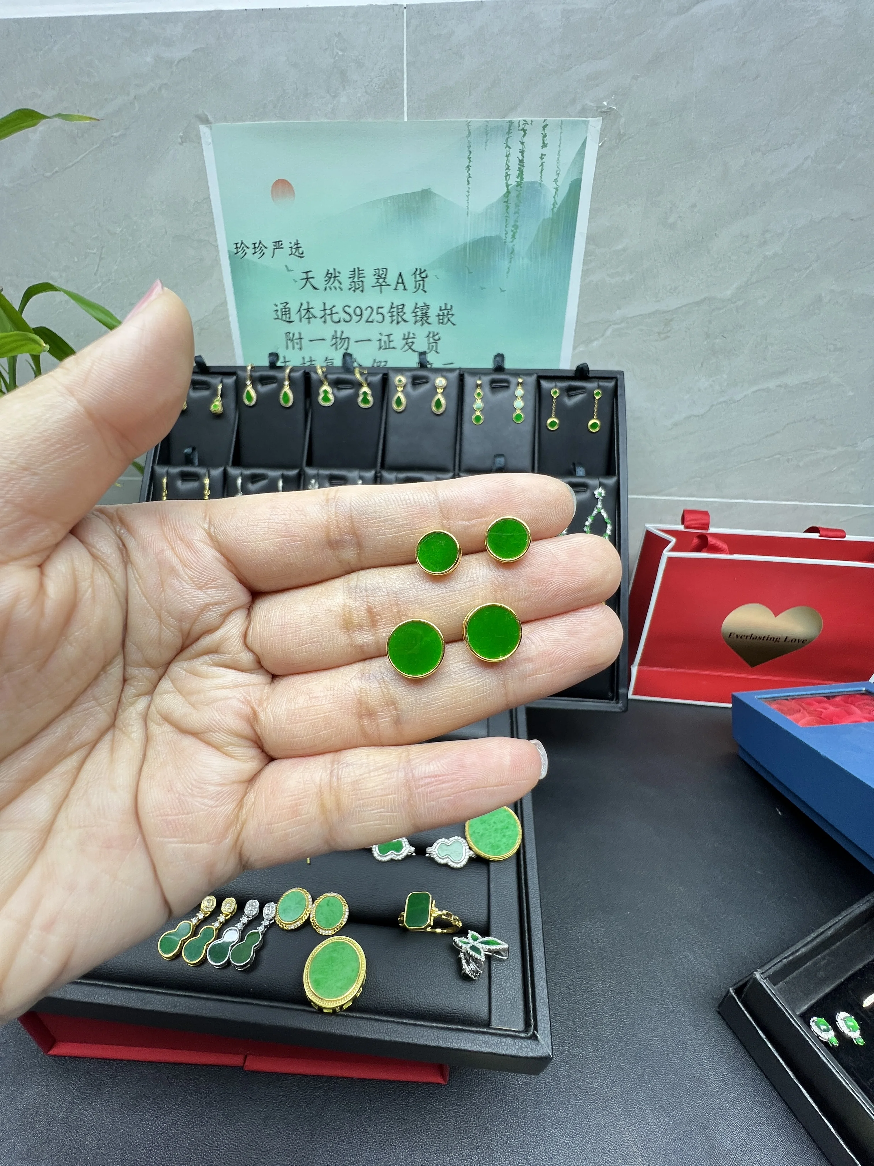 pendientes-redondos-de-plata-pura-con-jade-natural-de-myanmar-grado-a-modernos-y-versatiles-para-amigos-y-familiares