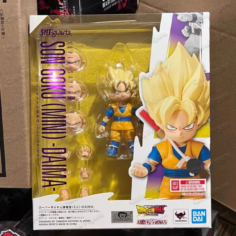 

【In Stock】BANDAI S.H.Figuarts Dragon Ball DAIMA Son Goku Mini King Goman SHF Action Figure Collection Gift