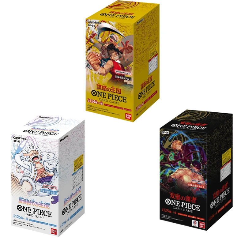 New ONE PIECE Card Game, OP01~OP10 TCG Game Booster Pack Collectible Card, by Bandai Original Genuine Japanese Edition, Ship Now