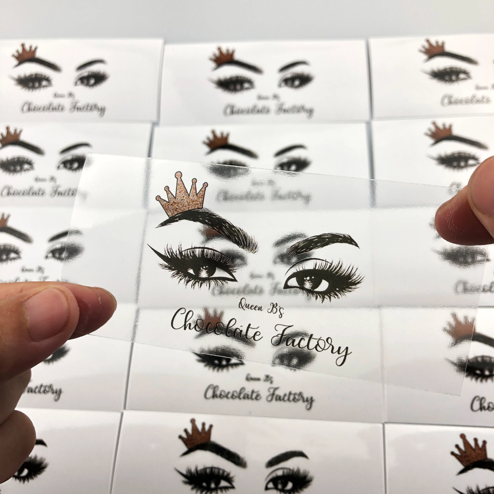 Custom Logo Design Makeup Eyelashes Trademark Cosmetic Brand Customize Company Logo Mink Lashes Labels Beauty Salon Chop Design