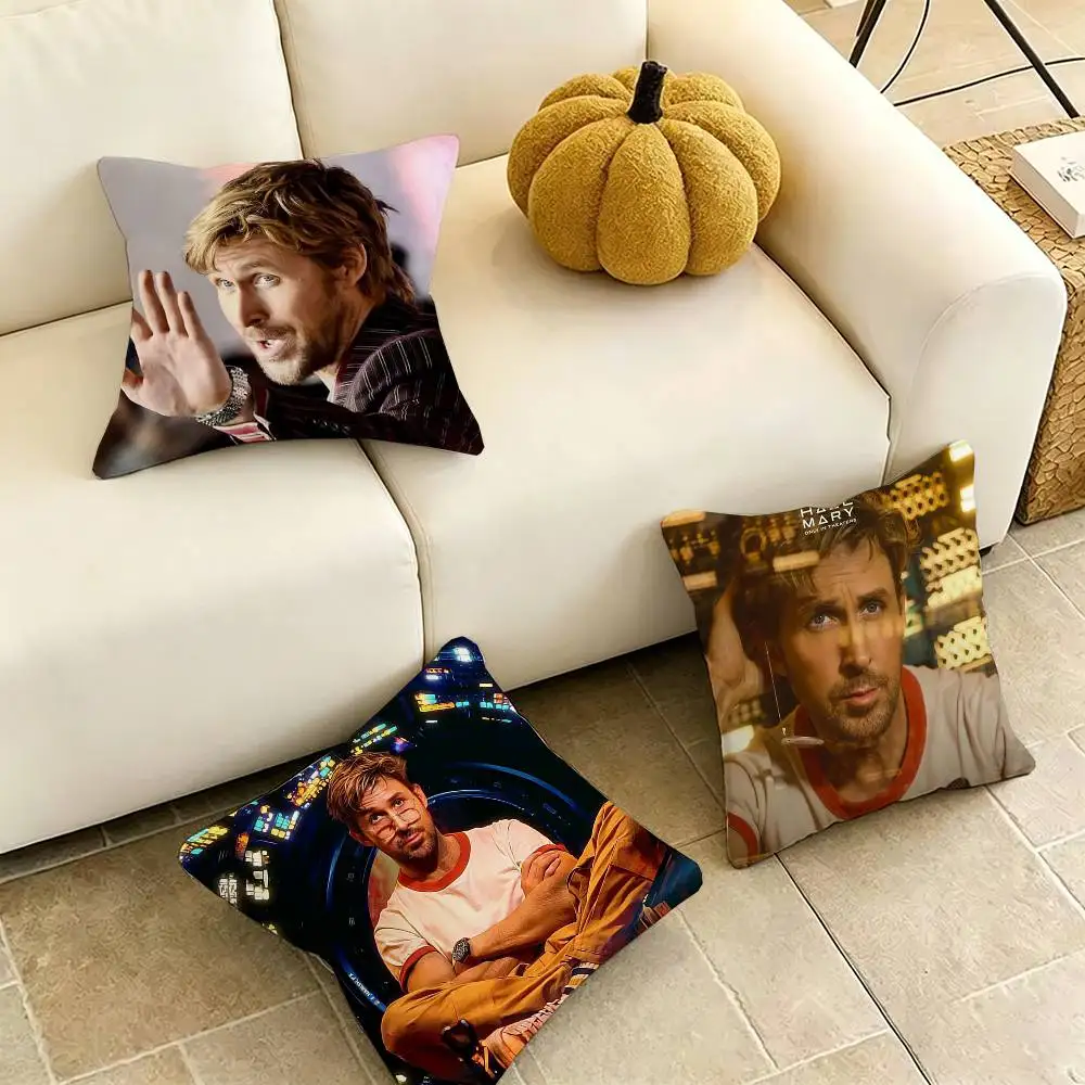 

Ryan Gosling-G Project Hail Mary Pillow Case Square Double-Sided Sofa Cushion Cover Bedroom Bedside Pillow Gift