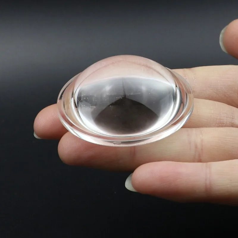 2PCS 43-60mm Optical Glass Plano-Convex Lenses DIY Optional Focusing Condenser Projector Lens Camera Optical Instruments
