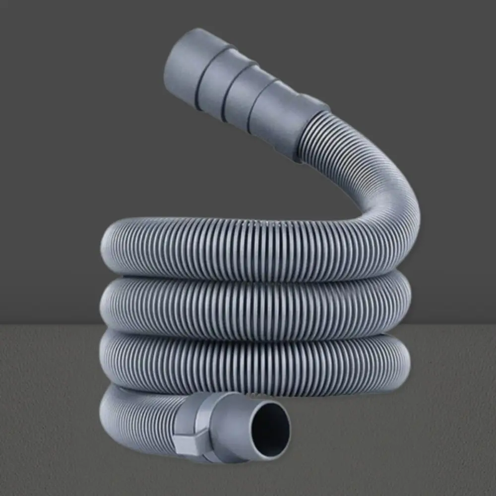 

Plastic Wash Machine Drain Hose Universal with Halterungsschelle Waste Drain Hose Reducing Joint Grey Dryer Drain Hose