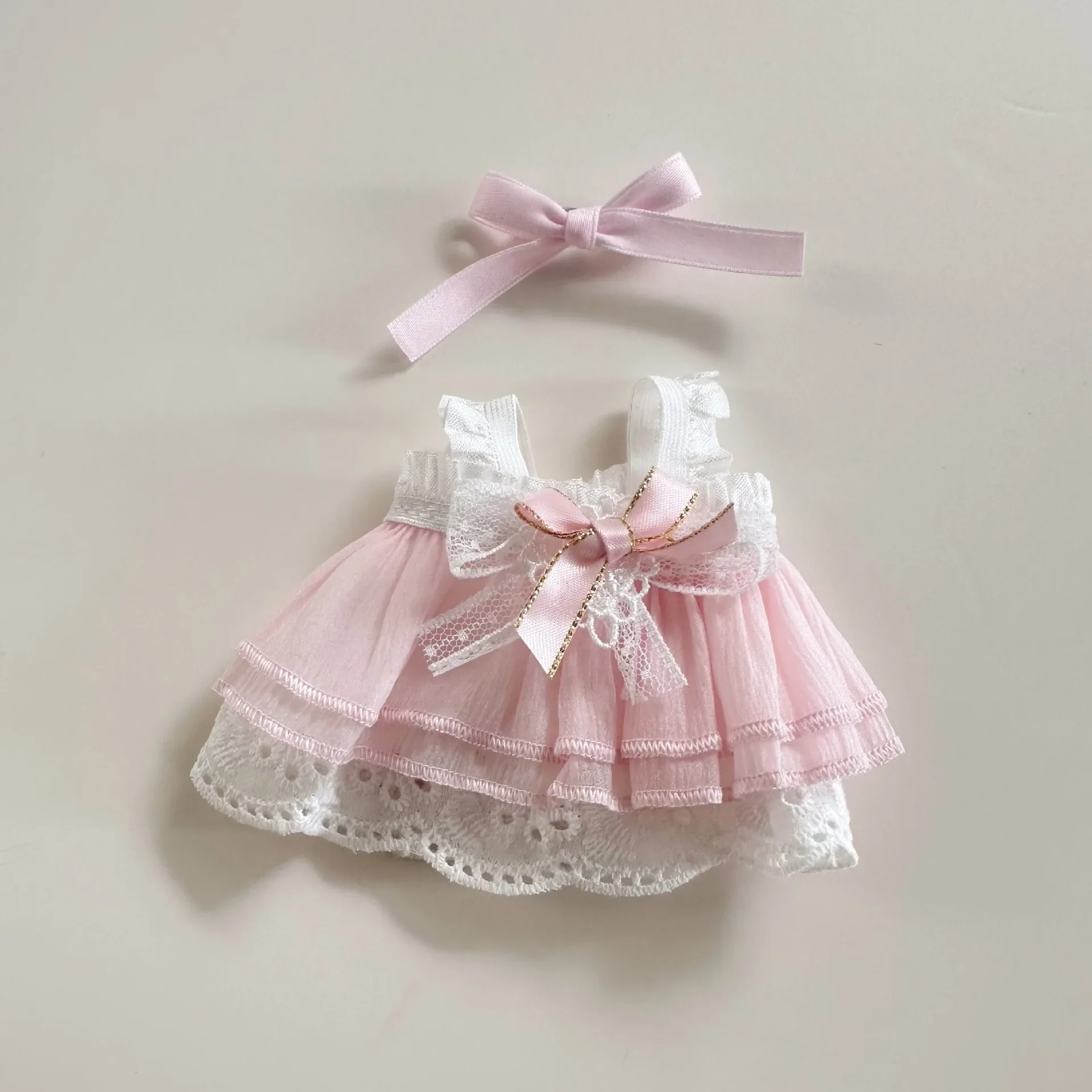 For voor 17 cm Labubu/mokoko Poppenkleertjes outfit Kleding Hoodies Poppenkleertjes Poppen Accessoires Leuke decoratie