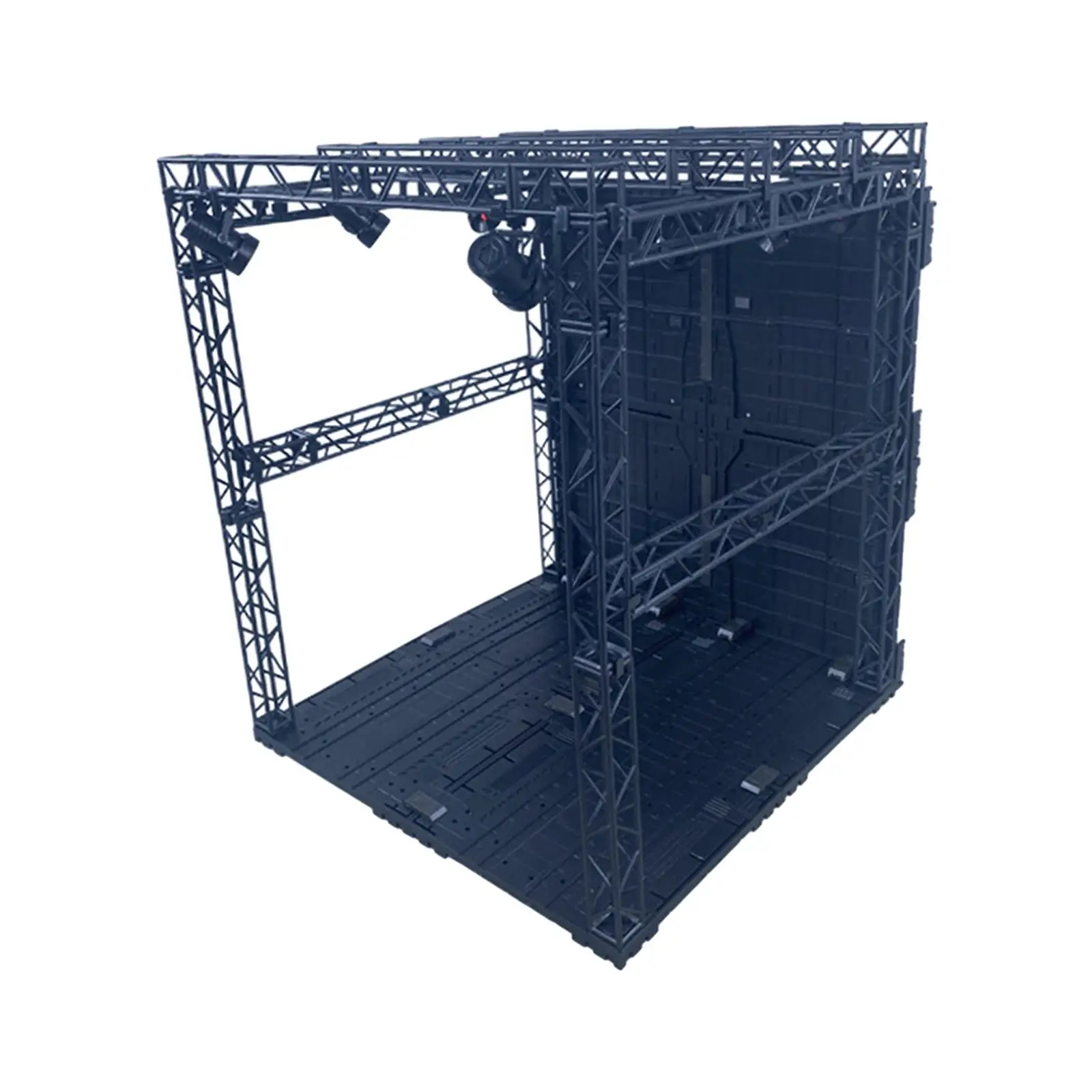 

Stage Display Model with Light Display DIY Assembled Scene Stand Action Figure