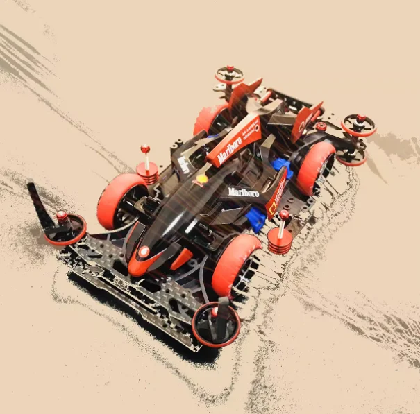 

Shooting Proud Star 18641 с набором модификаций запасных частей 1/32 Mini 4WD Racing Car DASH-3 MA Шасси Коллекционный подарок