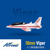 Blue arrow 50mm ducted exercise machine VIPER fixed wing anti-fall remote control airplane model toy