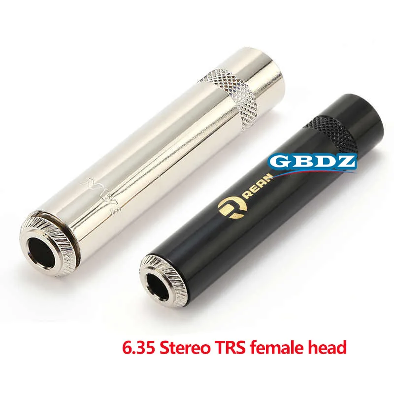 REAN 6,35 mm 3-Kern-Buchse, Stereo-Mono-Headset, Audio-Mikrofon, Löten, TRS-Lautsprecher, Gitarre, TS-Stecker, NYS2203PB – Detail 5