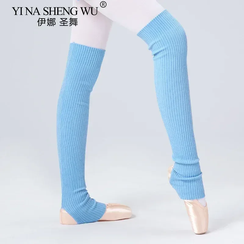 الفتيات النساء تخزين طويلة قصيرة طماق الدافئة الرقص محبوك تدفئة الساق المهنية الدافئة الباليه الجوارب لرقص الباليه