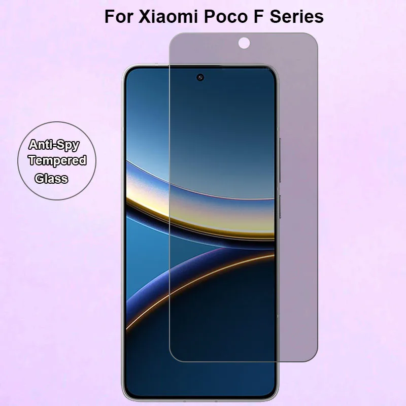 

For Xiaomi Poco F7 F6 F5 F4 F3 GT Pro Ultra Anti Spy Privacy Protection Tempered Glass Screen Protector Film