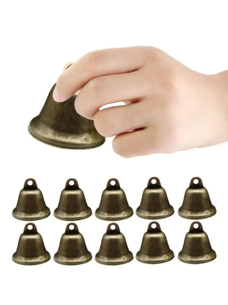 

10x Christmas Hanging Bells Trumpet Shape-Jingle Bells for Dog Potty Training