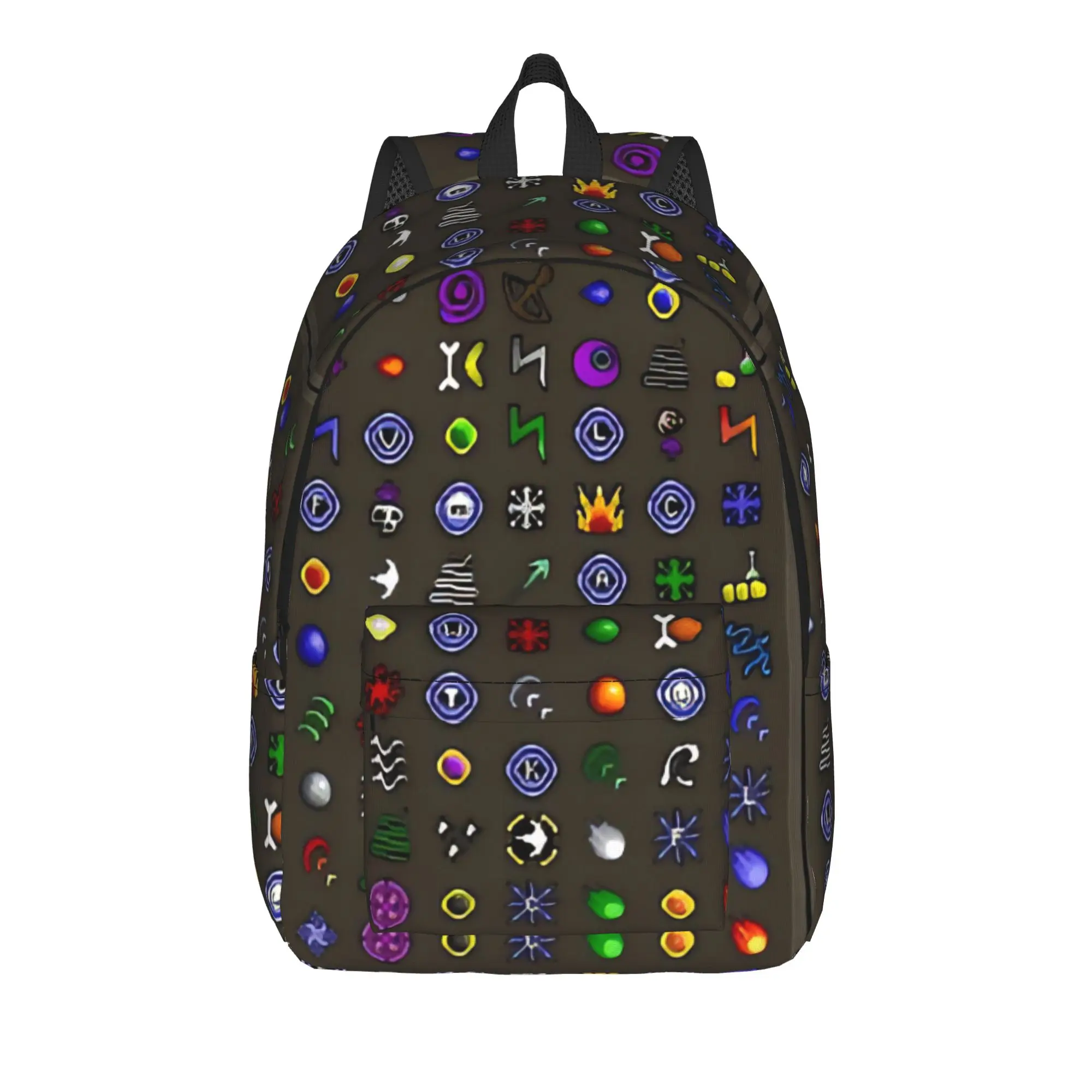 Old School RuneScapes Backpack for Men Women Teenage Student Work Daypack  Laptop Computer Canvas Bags Gift