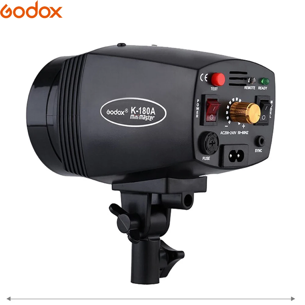 GODOX K150A 150Ws K180A 180WS K-150A K-180A Portable Mini Studio Flash Éclairage Galerie Photo Mini Flash 110V/220V Flash Stroboscopique