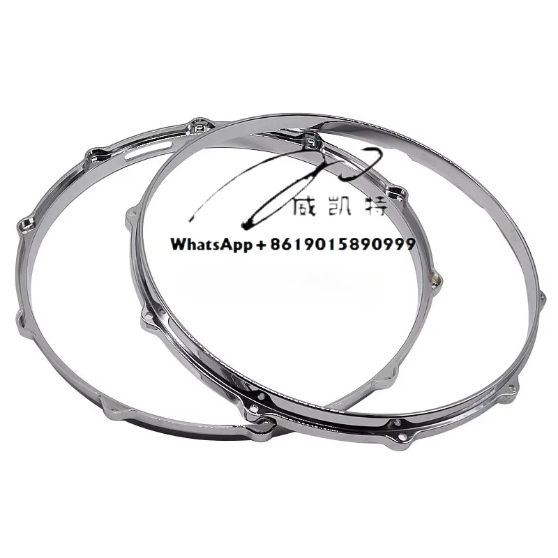 

3.0 MM 14 Inch 10 Hole Die Cast Snare Drum Hoops Rim 14 Pair