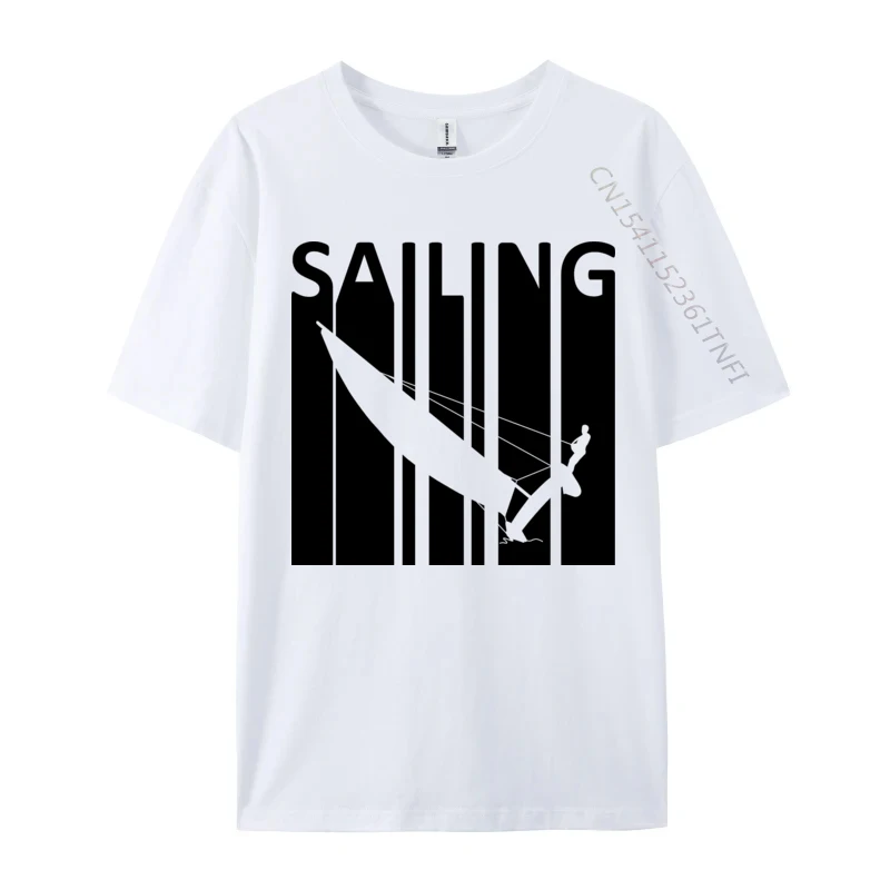 

Sailing Kat Sailing T-shirts Bold Style Premium Cotton Men Tops T Shirt Novelty Design Autumn T Shirt