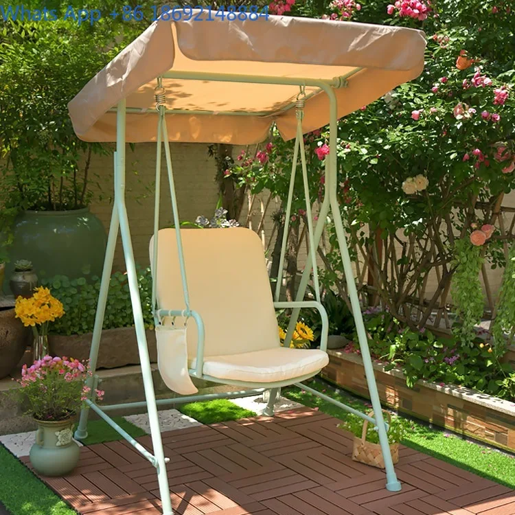Outdoor Swing Chair for Balcony Patio Indoor Hanging Hammock Single Double Rocker Lounger