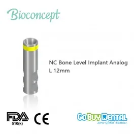 

Straumann Compatible NC bone level Implant Analog, Length 12 161010