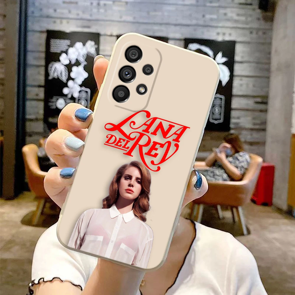 Hot Singer L-Lana D-Del Rey Case For Samsung Galaxy A21S A22 A23 A24 A25 A30 A32 A33 A34 A50 A51 A52 A53 A54 A71 A72 A73 Case