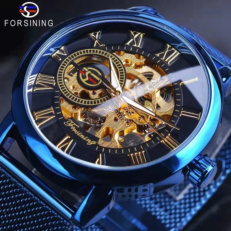 

Authentic Skeleton Mechanical Watch for Men, High-End, Cool, Light Luxury, Fashionable, Business, Stylish Men's Watch, Male Student Youth Korean Version Best-Selling Watch, Ideal for Gift-Giving, No Battery Needed