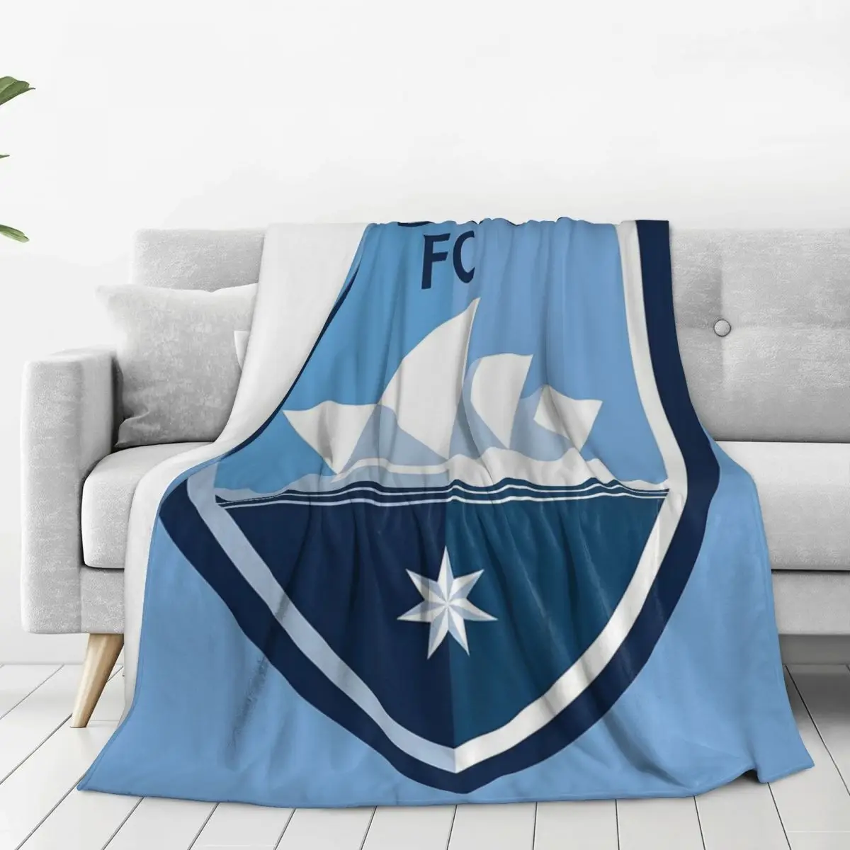 Sydney FC Blanket Fleece Portable Sofa Throw Blankets For Couch Bedding Travel Throws Bedspread Quilt