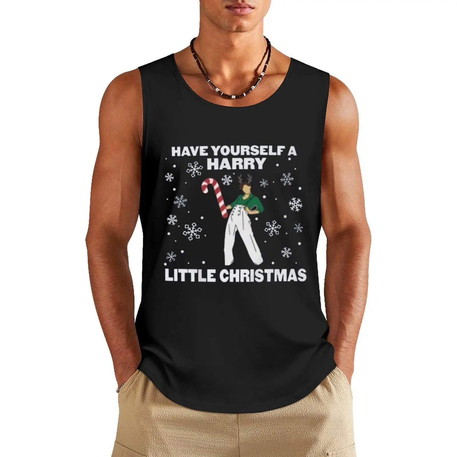 Have yourself a Harry little Christmas Tank Top sleeveless t-shirt for man T-shirts men