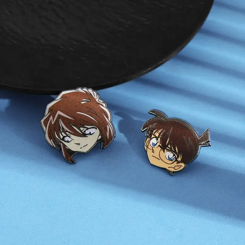 المحقق كونان كونان إيدوغاوا كودو شينيتشي بروش كرتوني إبداعي لطيف شارة محيطية بسيطة ورائعة