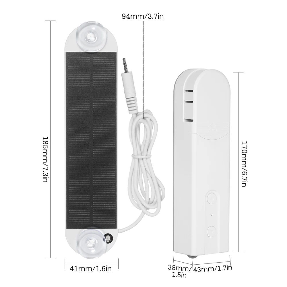 Control Solar Powered Smart Blinds Drive Motor Tuya Motorized Chain Roller Control Shade Shutter Drive Motor Replacement FUT154