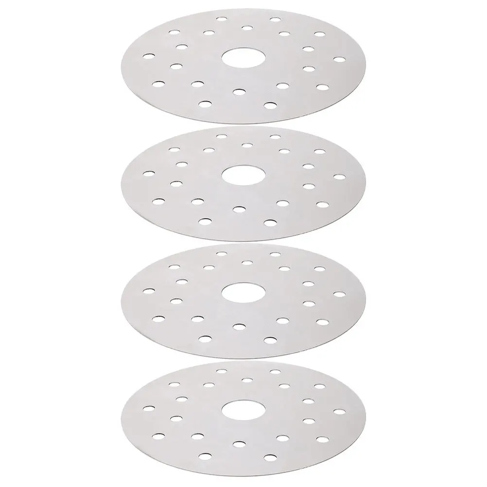 

4pcs Induction Cooker Heat Conduction Sheet Stainless Steel Saucepan Conducting Plate For Casserole Even Heat Diffusion