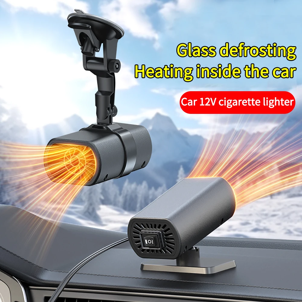 NEWEST 12V 220W Frost Snow Mist Removal Machine Adjustable Window Windshield Defrosting Heater Portable Car Heater for Vehicles