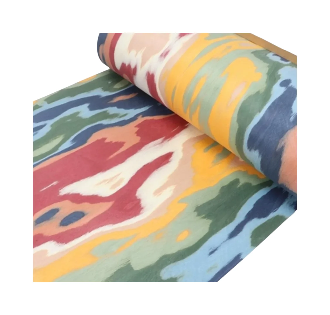 Láminas de chapa de madera con grafiti colorido, láminas decorativas para muebles, monopatín, Audiowood, RV, 2,5 m de ancho: 580mm, tecnología T: