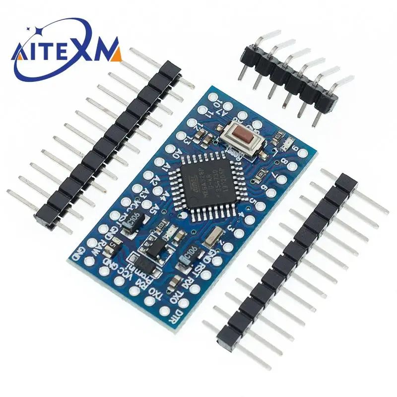 YANXD Pro Mini 328 Mini 3.3V/8M 5V/16M ATMEGA328 ATMEGA328P-AU 3.3V/8MHz 5V/16MHZ ATMEGA328P for Arduino