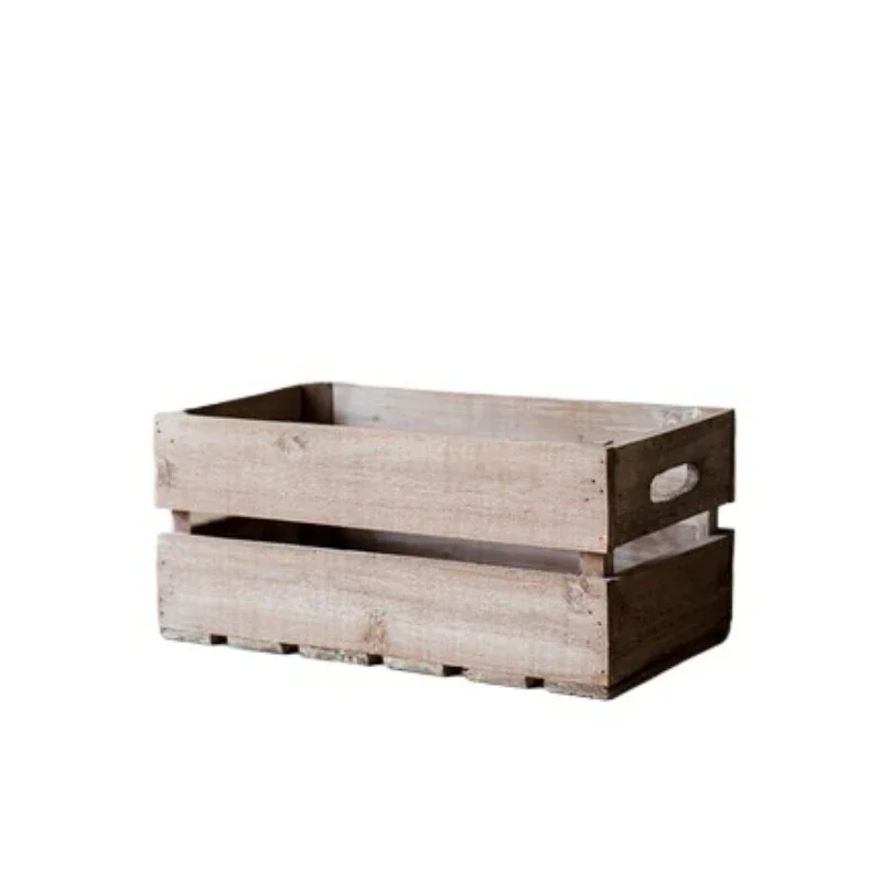 

Solid wood free combination storage box, decorative storage cabinet, grocery garden fruit store cafe window display