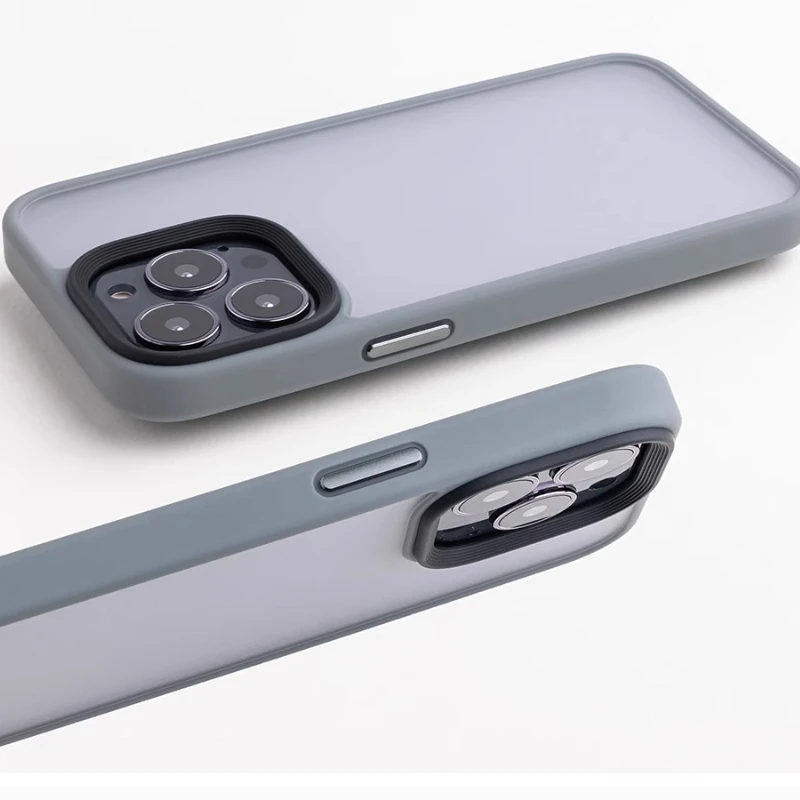 حافظة لهاتف آيفون 16 برو ماكس 15 بلس 14 13 12 غطاء خلفي بسيط للحماية الكاملة من السيليكون #4