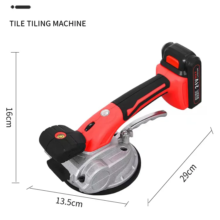Adjustable Auto Leveling Hand Held Tile Vibration Machine Tool Tile Suction Cup Tile Laying Machine