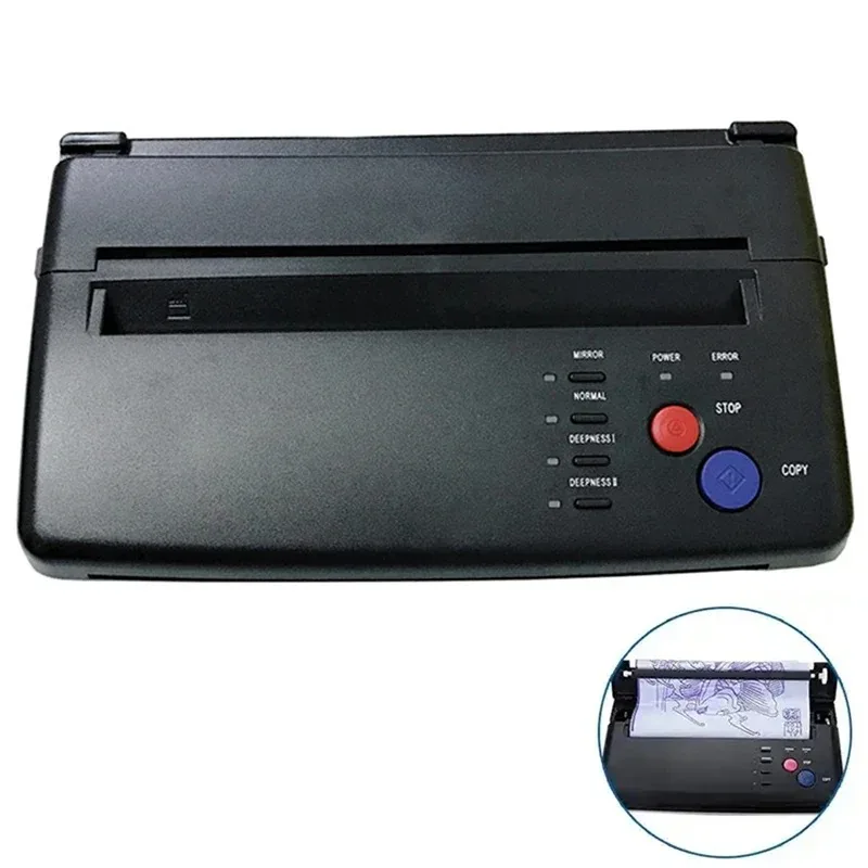 آلة نقل الوشم الإستنسل جهاز ناسخة طابعة رسم أدوات حرارية لصور الوشم نقل ورقة نسخة للمبتدئين #2