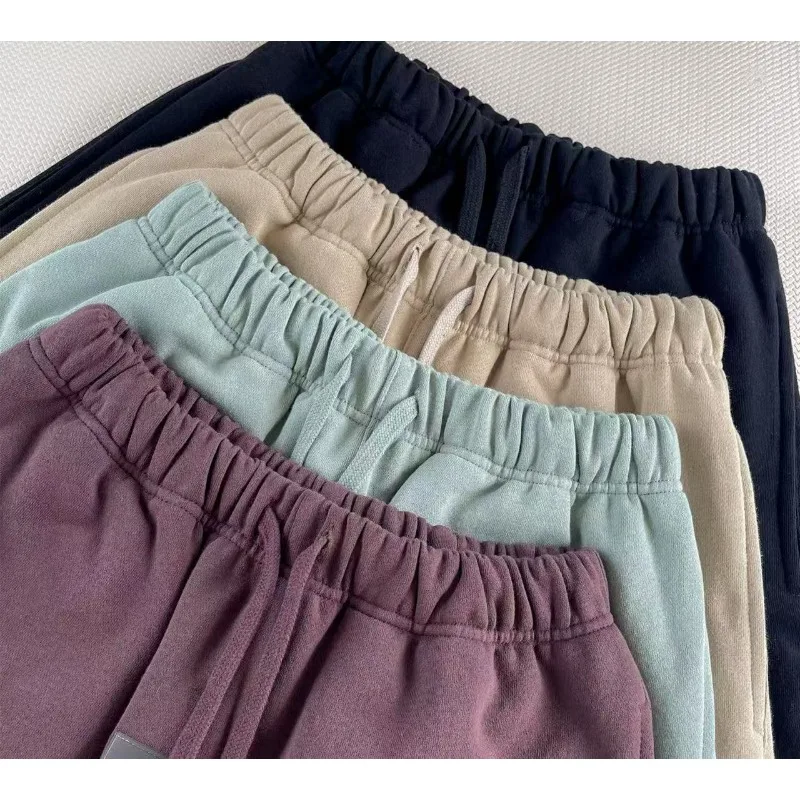 العلامة التجارية الكلاسيكية خط مزدوج الرجال عارضة السراويل الفاخرة تصميم صف مزدوج سيليكون إلكتروني السراويل زوجين شارع العليا القطن السراويل #3