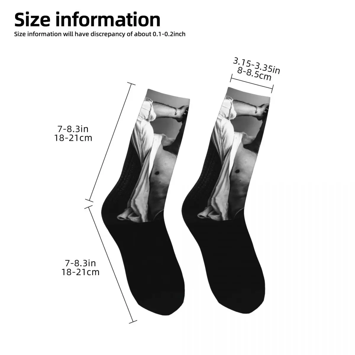 Men Women Jacob Elordi Socks Comfortable Fashion Australian Actor Socks Hip Hop Stuff Middle Tube Socks Amazing Gift